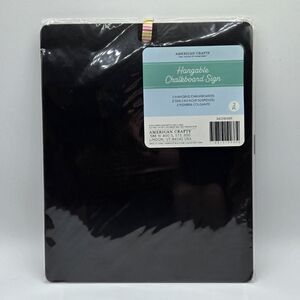 American Crafts Hangable Chalkboard Sign 2 pack